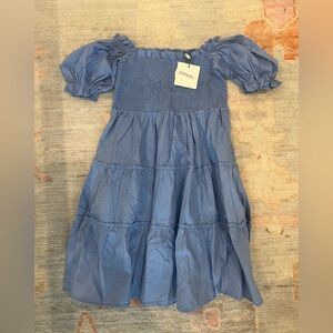 Peixoto coco mini dress in blue paradise